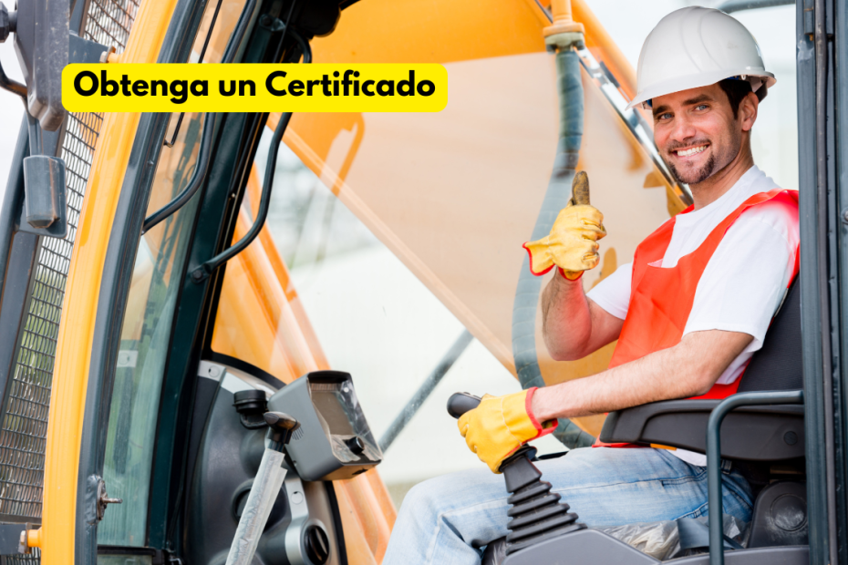Obtenga un Certificado OPERADOR DE GRUA