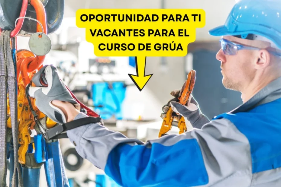 curso de grúa