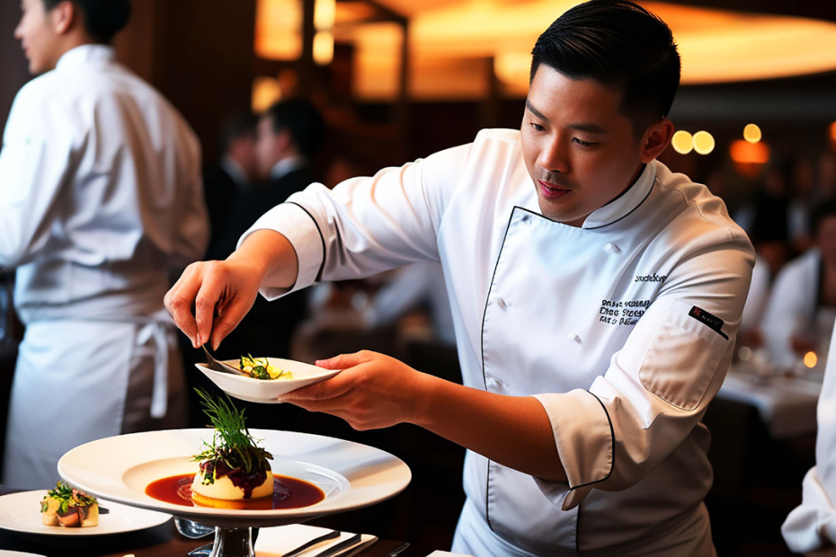 Áreas de actividad y salario medio del jefe de cocina