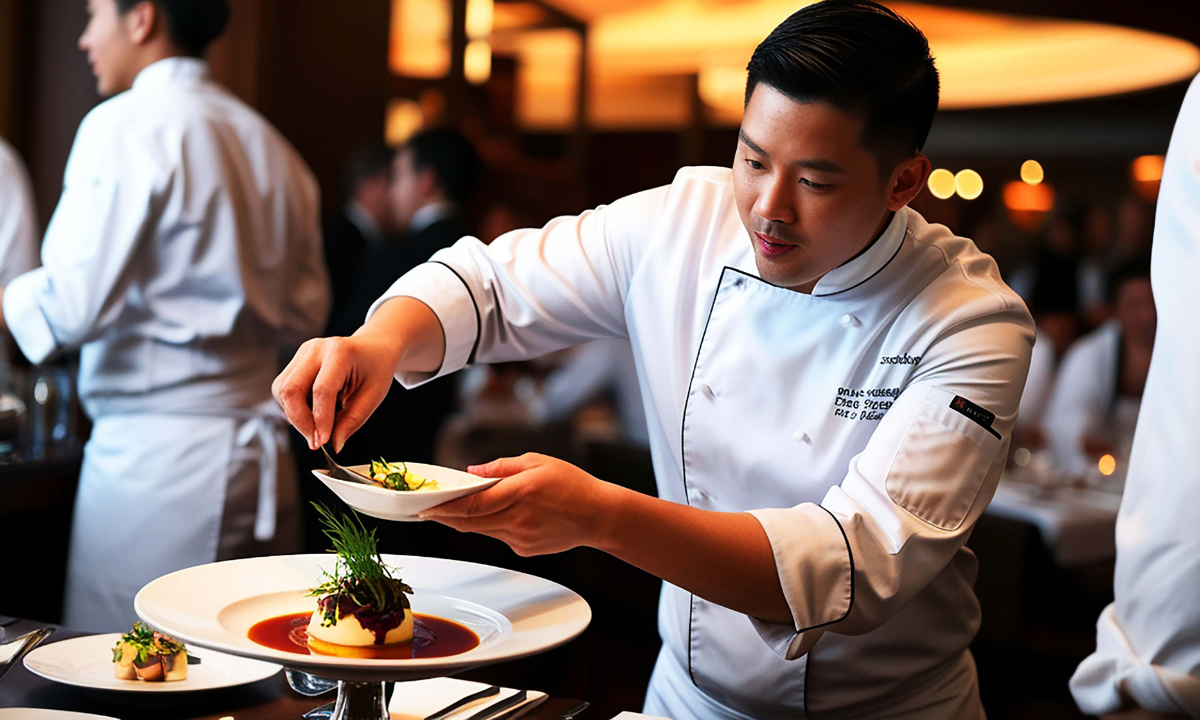 Áreas de actividad y salario medio del jefe de cocina